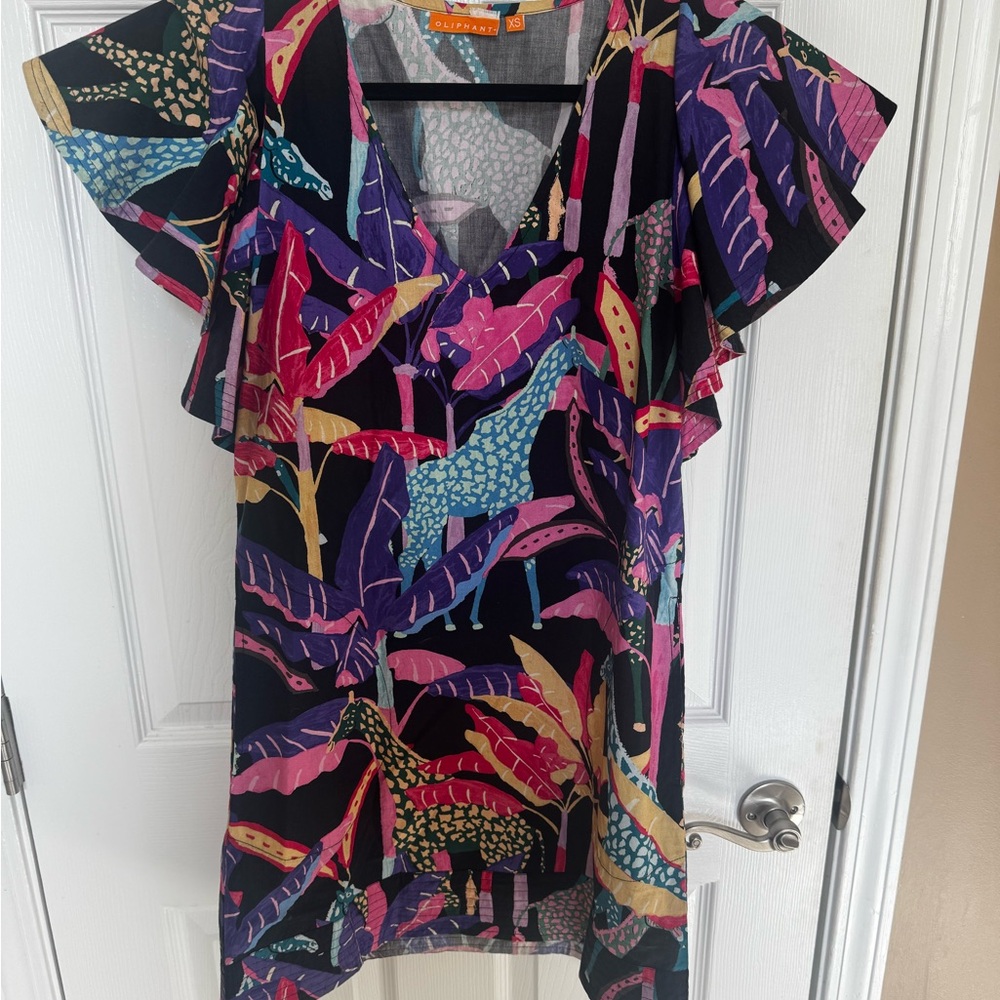 Oliphant Animal Print Dress
